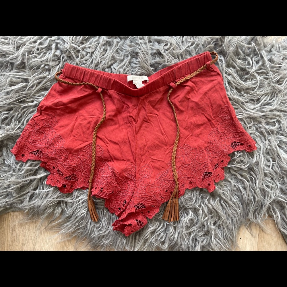 Corral/Red Forever21 BOHO Festival shortie: XS